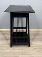 houten bijzettafel wijntafel - Bijzettafel - Hout - Zwarte, Antiek en Kunst