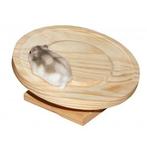 Hamsterloopbord van hout Ø 20cm, Dieren en Toebehoren, Knaagdieren en Konijnen | Toebehoren, Nieuw
