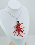 Bloedkoraal - Zilver - Ketting met hanger - CORALLO