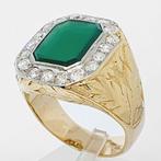 Ring - 18 karaat Geel goud - 1.10ct. tw. Diamant, Handtassen en Accessoires, Ringen, Nieuw