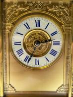 Pendulette de voyage - Laiton, Verre - 1850-1900 - avec, Antiquités & Art
