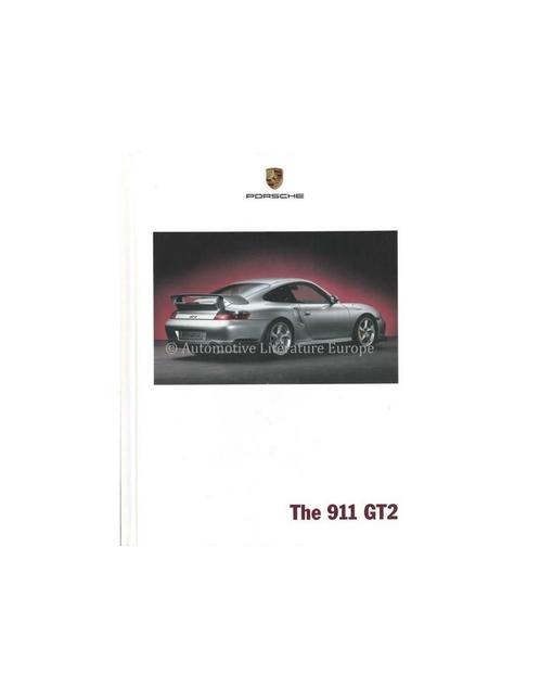 2003 PORSCHE 911 GT2 HARDCOVER BROCHURE ENGELS, Livres, Autos | Brochures & Magazines, Enlèvement ou Envoi