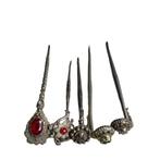 Zilver - Speld - Antieke Ottomaanse haarspelden, Antiek en Kunst