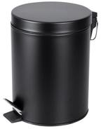 Differnz Pedaalemmer 5 liter mat zwart, Nieuw, Overige materialen, Klink of Kruk