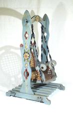 Bank - Hout, Paglia di Vienna - Oude Franse Schommel