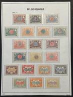 België 1902/1938 - Lote spoorwegzegels van de geperste serie, Postzegels en Munten, Postzegels | Europa | België, Gestempeld