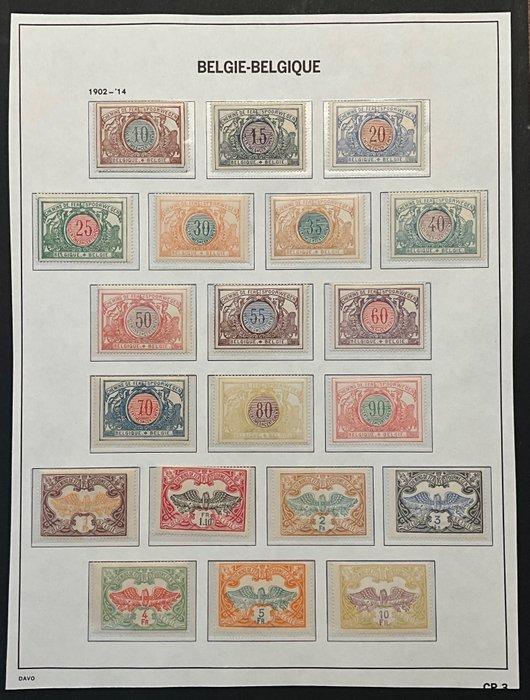 België 1902/1938 - Lote spoorwegzegels van de geperste serie, Postzegels en Munten, Postzegels | Europa | België