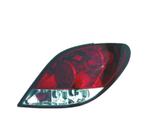 FEUX ARRIÈREPOUR PEUGEOT 207 06-12 ROUGE CHROMÉ, Verzenden