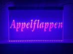 Appelflappen appel flappen neon bord lamp LED verlichting re, Nieuw, Verzenden