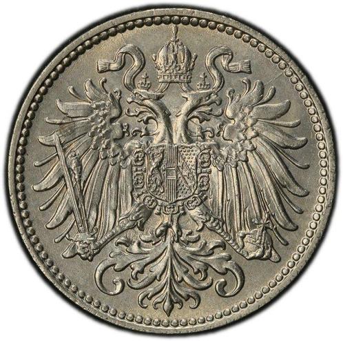 Oostenrijk. Franz Joseph I. 10 Heller 1895 - PCGS MS66, Postzegels en Munten, Munten | Europa | Niet-Euromunten