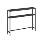 Console Salon Marmer/Zwart | Retour Deal | 120x20cm, Verzenden, Nieuw, Bureau