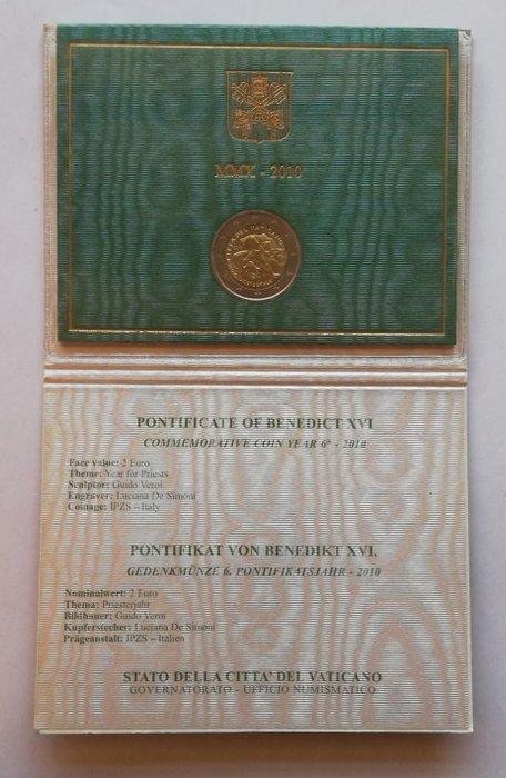 Vaticaan. 2 Euro 2010/2012 Anno Sacerdotale + Incontro, Postzegels en Munten, Munten | Europa | Euromunten