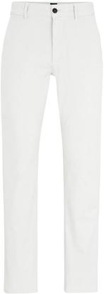 BOSS Satin Chino Wit maat Maat 52/54 (L) Heren, Kleding | Heren, Maat 52/54 (L), BOSS, Verzenden, Wit