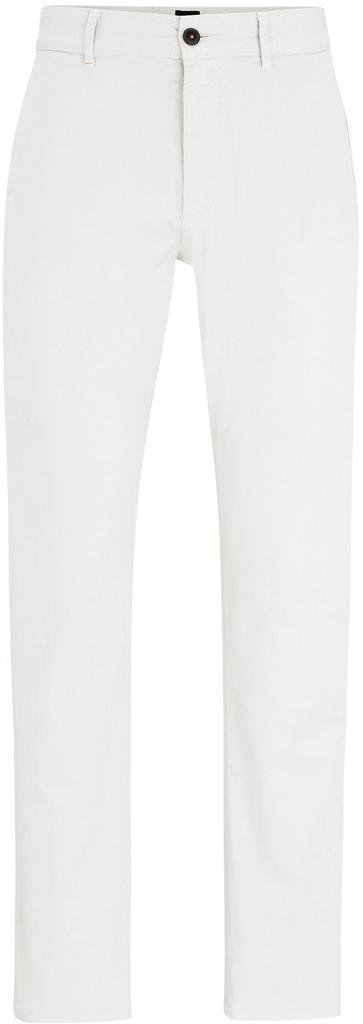 BOSS Satin Chino Wit maat Maat 52/54 (L) Heren, Kleding | Heren, Broeken en Pantalons, Wit, Nieuw, Maat 52/54 (L), Verzenden