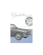 1954 ALFA ROMEO GIULIETTA SPRINT BROCHURE ITALIAANS, Ophalen of Verzenden