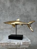 Beeld, NO RESERVE PRICE - Bronze Polished Great White Shark