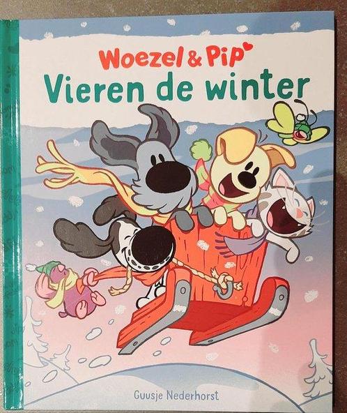 Woezel en pip - Vieren de winter - hardcover prentenboek -, Boeken, Overige Boeken, Zo goed als nieuw, Verzenden