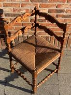 Stoel - Hout - Charmant antiek hoekstoel, Antiek en Kunst