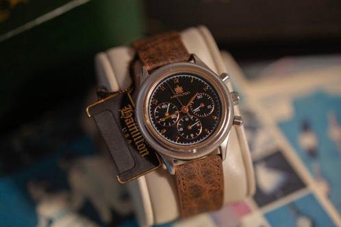 Hamilton - Chronograph Lemania 1873 FULL SET - Homme -, Handtassen en Accessoires, Horloges | Heren