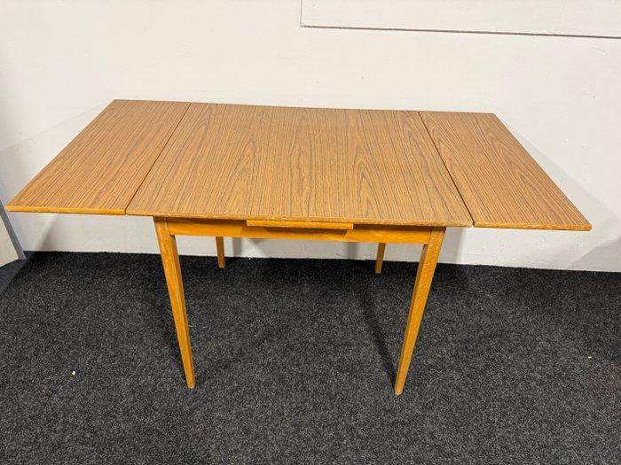 Uitschuifbare tafel - Hout - Vintage uitschuiftafel, Antiek en Kunst, Kunst | Designobjecten