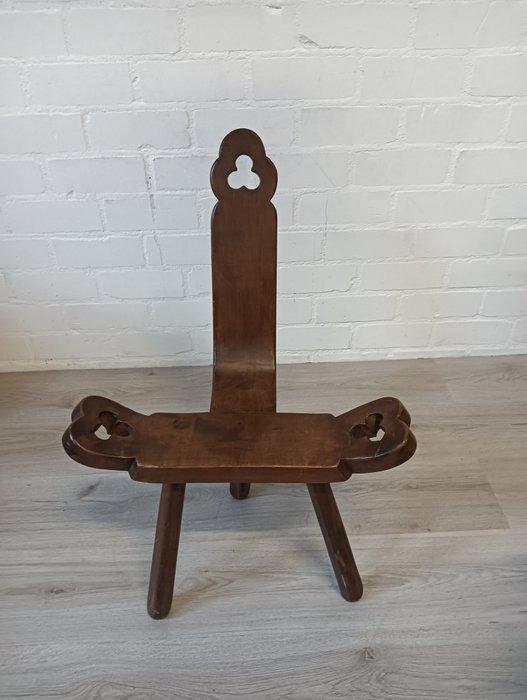 Stoel - Hout, Antiquités & Art, Art | Objets design