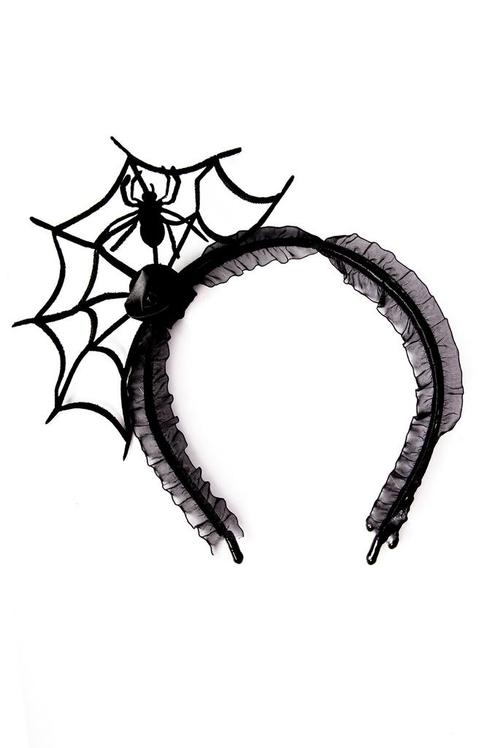 Haarband Spinnenweb Zwart Spinnen Web Diadeem Halloween Grie, Kleding | Dames, Carnavalskleding en Feestkleding, Nieuw, Ophalen of Verzenden
