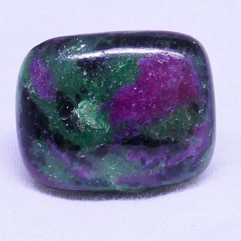 Zoïsite Cabochon - Hauteur : 2.7 cm - Largeur : 2.2 cm- 10 g, Verzamelen, Mineralen en Fossielen