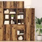 vidaXL Highboard met lade Oud Hout 40 x 42,5 x 185 cm, Huis en Inrichting, Kasten | Dressoirs, Verzenden, Nieuw