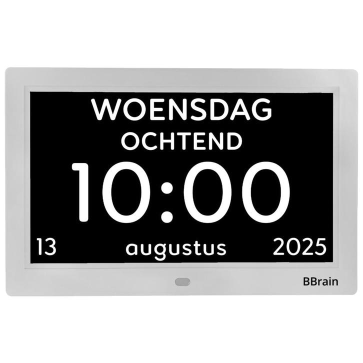 BBrain Analoge Dementieklok met WiFi – Herinneringen & Dagst, Divers, Matériel Infirmier, Envoi