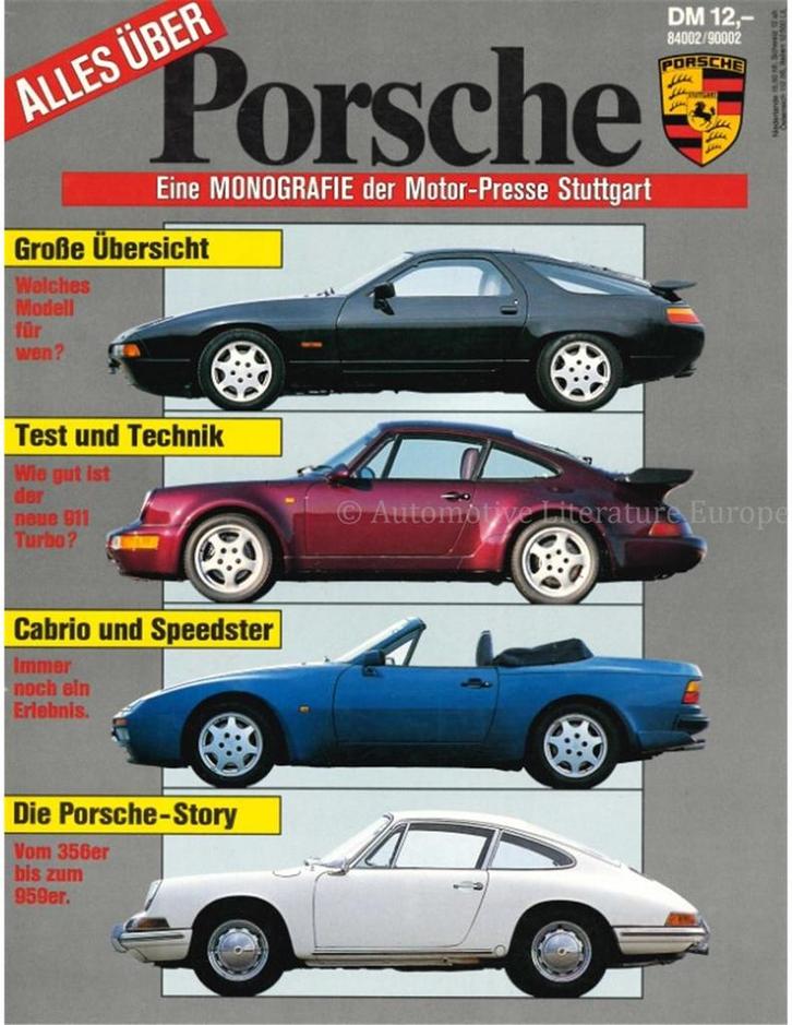 ALLES ÜBER PORSCHE, Boeken, Auto's | Boeken