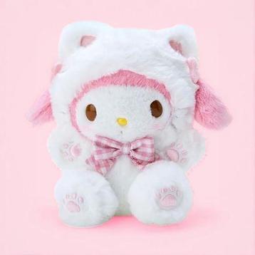 Sanrio - Neko My Melody Knuffel - 20cm beschikbaar voor biedingen