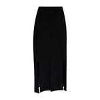 Verysimple • zwarte midi rok • S, Verzenden