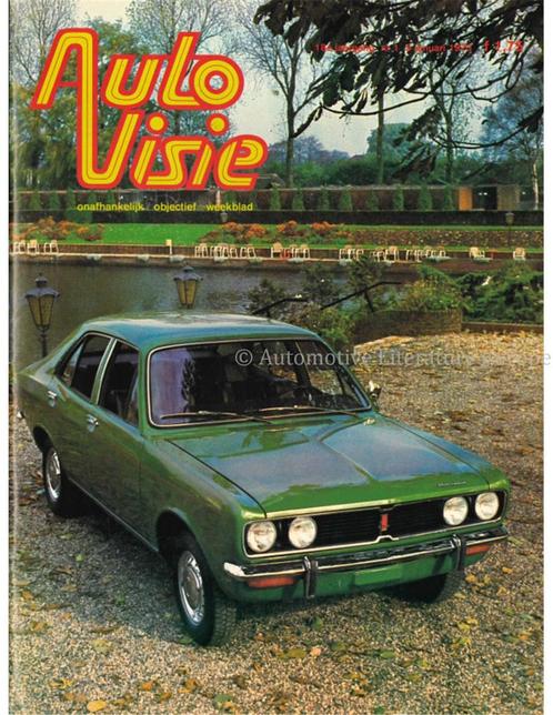 1973 AUTOVISIE MAGAZINE 01 NEDERLANDS, Livres, Autos | Brochures & Magazines, Enlèvement ou Envoi