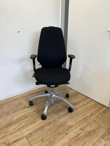Refurbished Rh Logic 400 - Nieuw Hoogwaardige Zwarte Stof, Verzenden, Bureaustoel