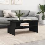 vidaXL Table basse noir 90x55x42,5 cm bois dingénierie, Maison & Meubles, Tables | Tables de salon, Neuf, Verzenden