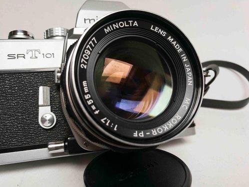 Minolta SRT 101 + 50 mm 1,7 Analoge camera, Audio, Tv en Foto, Fotocamera's Analoog