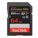 SanDisk 64GB SD Extreme Pro UHS-I U3 V30 200MB/s (Nieuw), Ophalen of Verzenden