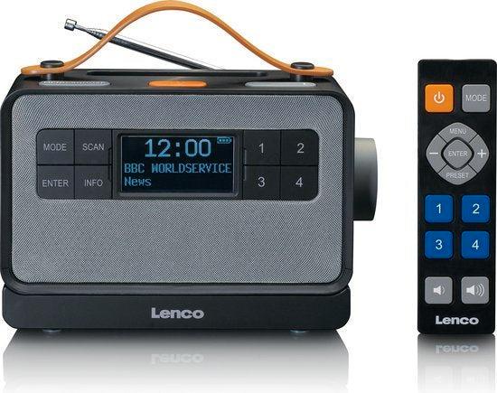 Radio op batterijen - Draagbare radio - DAB+ & FM - Zwart -, Audio, Tv en Foto, Radio's, Nieuw, Verzenden