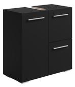 Wastafelkast Mars 60 x 30 x 60 cm Zwart Badkamerkast, Huis en Inrichting, Verzenden, Nieuw
