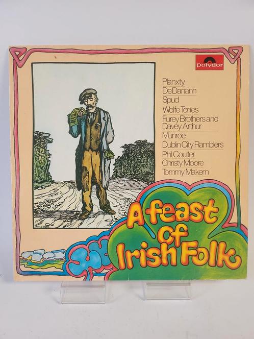 A Feast of Irish Folk LP Vinyl, Cd's en Dvd's, Vinyl | Overige Vinyl, Zo goed als nieuw, Ophalen of Verzenden