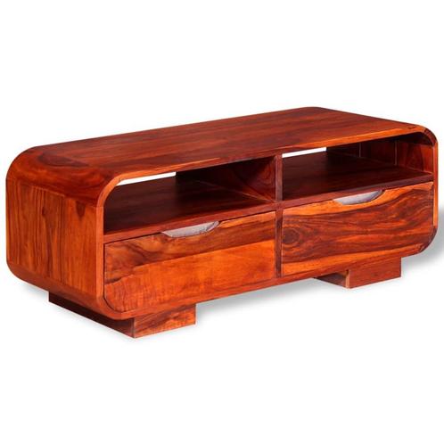 vidaXL Salontafel 90x40x35 cm massief sheeshamhout, Huis en Inrichting, Tafels | Salontafels, Nieuw, Verzenden