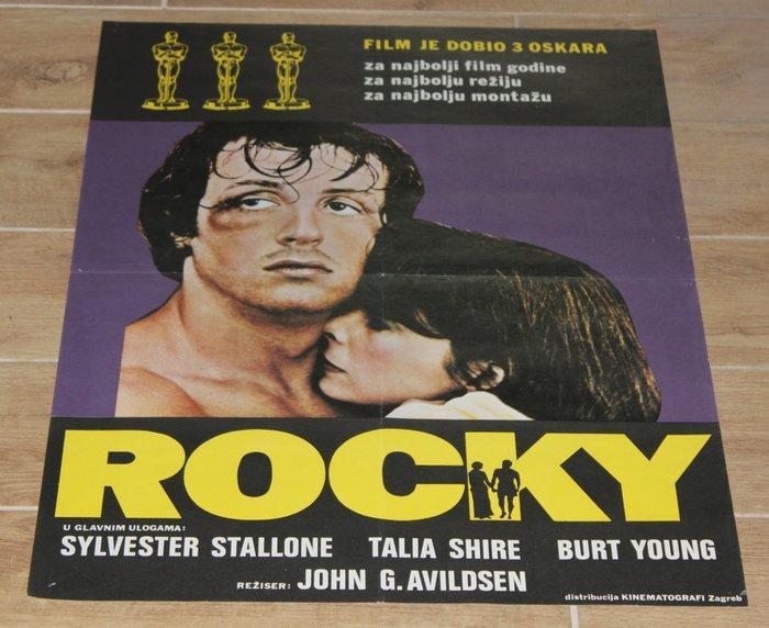Sylvester Stallone - Rocky Original Yugoslav Movie Poster -, Collections, Cinéma & Télévision