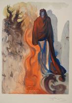 Salvador Dali (1904-1989) - Enfer 34 : Apparition de Dite, Antiquités & Art, Antiquités | Autres Antiquités