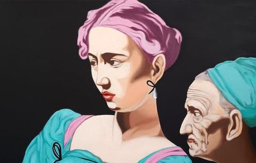 Tim Tilman - Judith Beheading Holofernes (quote, after, Antiek en Kunst, Kunst | Schilderijen | Modern