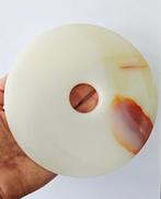 Oud Sino-Birmaans Witte hardsteen Bi Disc - Kracht van het