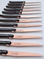 Laguiole - 12x Steak Knives - Copper Red - Style de -
