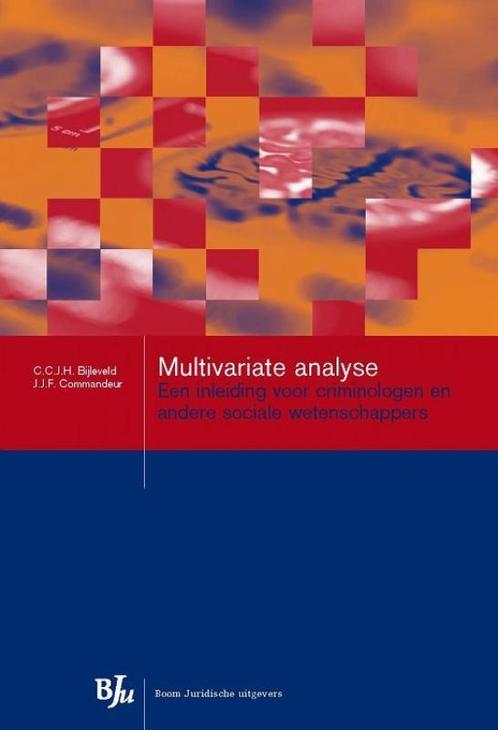 Multivariate analyse / Studieboeken Criminologie &, Livres, Science, Envoi