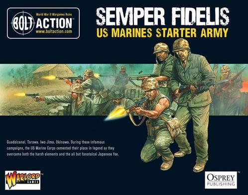 Semper Fidelis US marines starter army (Bolt action nieuw), Games en Spelcomputers, Games | Nintendo NES, Ophalen of Verzenden