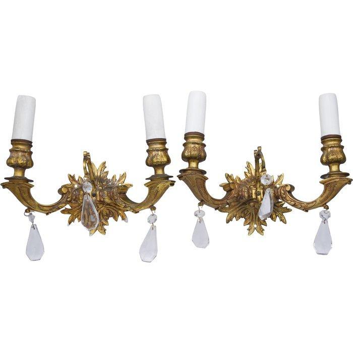 Lampe murale (2) - Bronze, Antiek en Kunst, Antiek | Overige Antiek