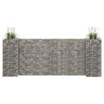 vidaXL Gabion plantenbak H-vormig 260x40x100 cm staaldraad, Tuin en Terras, Bloempotten, Verzenden, Nieuw